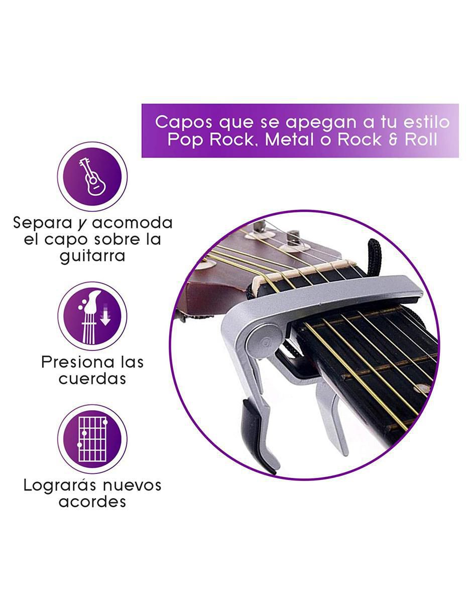 Arieta capotraste para guitarra eléctrica o acústica