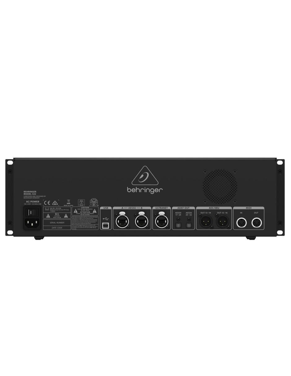 Bocina S32 Behringer alámbrica 4