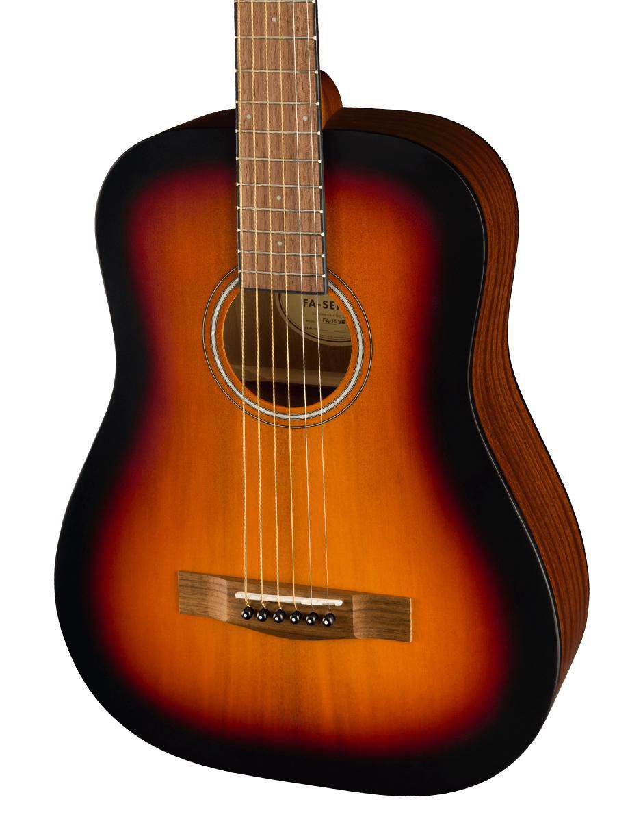 Guitarra acústica travel  fa-15 3/4 scale steel 3