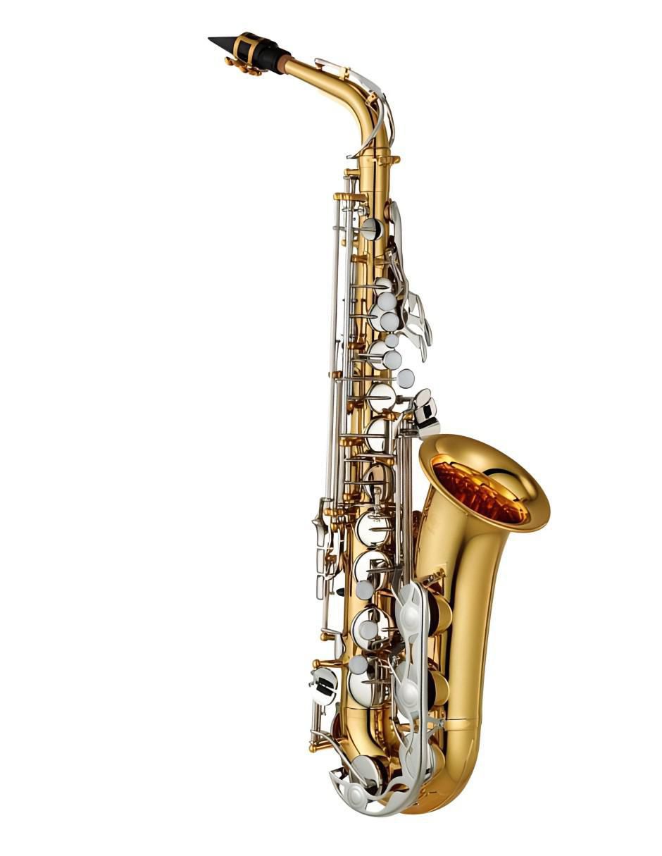 Saxofón alto de metal 1