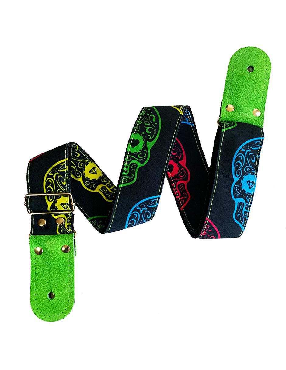 Tahalí Guitarra Acústica Calaveras Tahalí Guitarra Acústica Calaveras