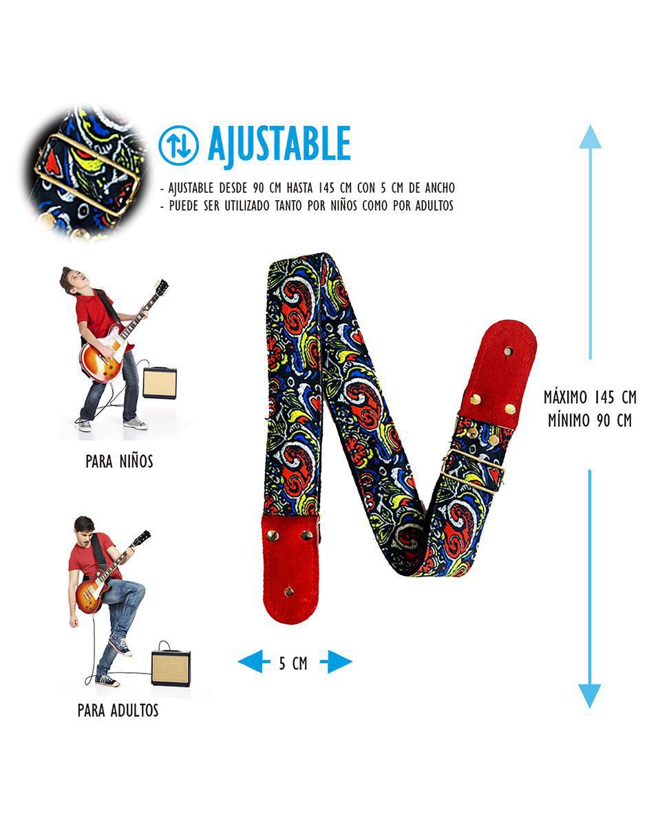 Tahalí Guitarra Acústica Manchas 3