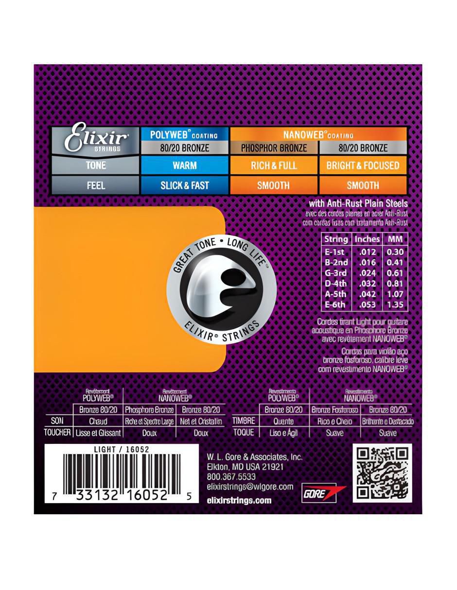 Set de Cuerdas para Guitarra Eléctrica 16052 3