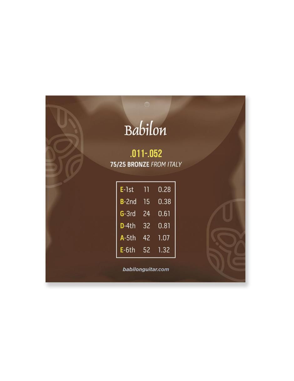 Set Cuerdas para Guitarra Acústica 0.011-0.052 75/25 EAG-22/011 2