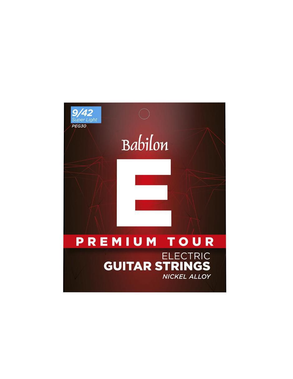 Set cuerdas guitarra eléctrica Babilon PEG30/009
