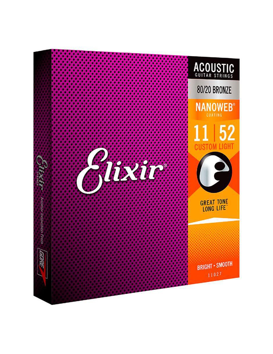 Set Cuerdas Guitarra Acústica Nanoweb 11-52 11027 2