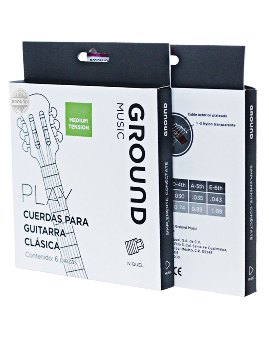 Set cuerdas guitarra clásica 8