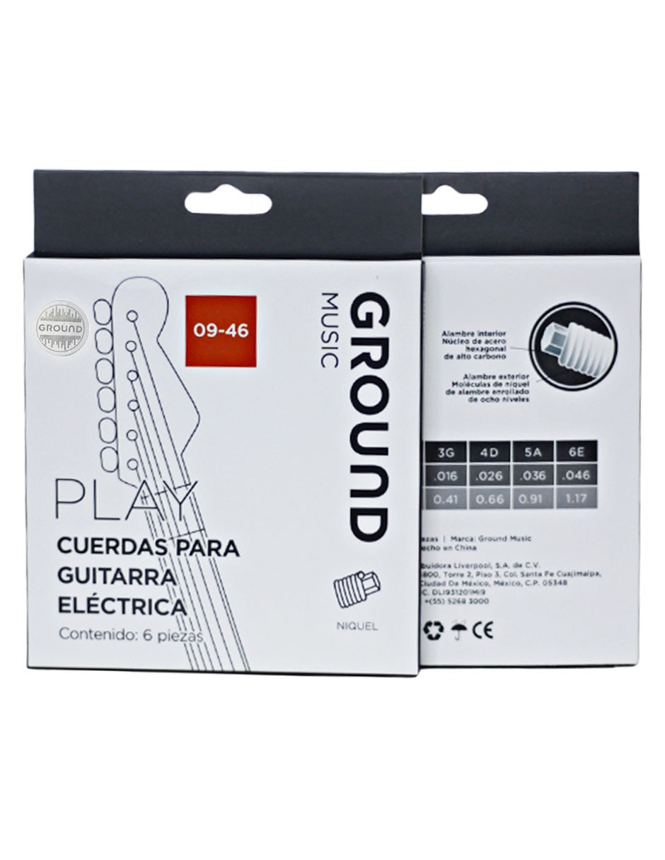 Set cuerdas guitarra eléctrica 5
