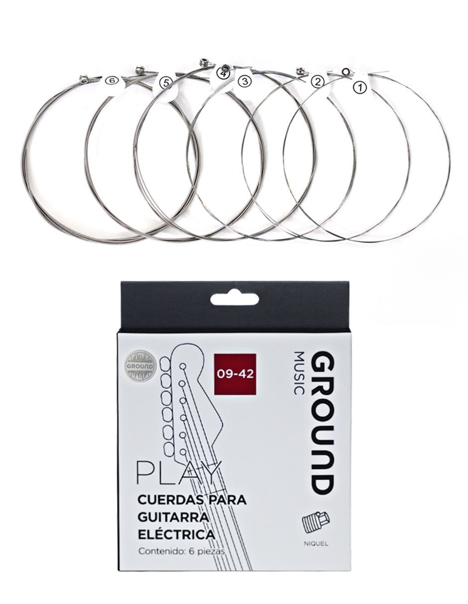 Set cuerdas para guitarra eléctrica 4