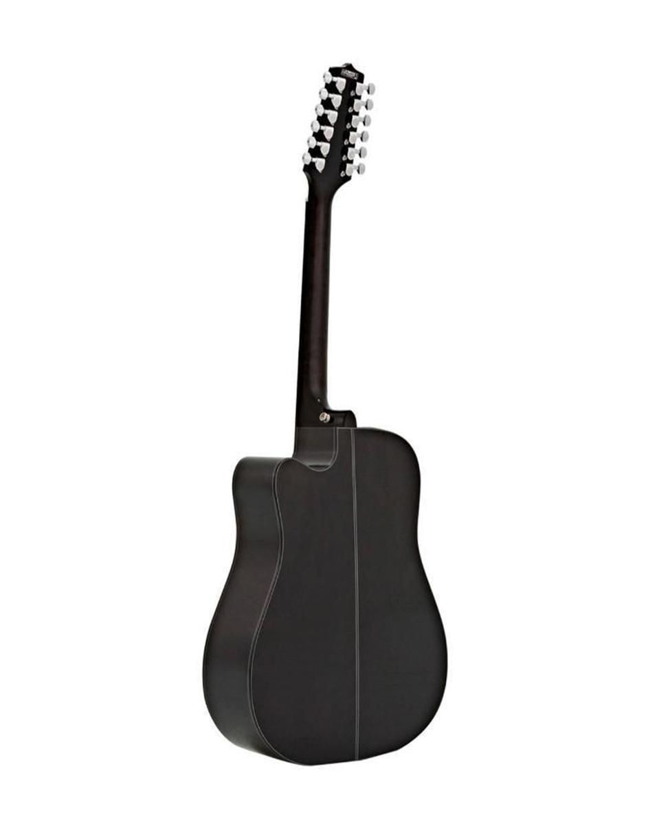 Guitarra acústica dreadnought cutaway gd30ce-12 blk