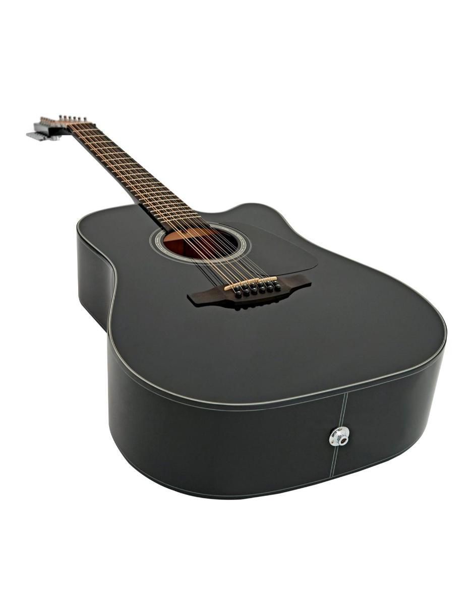 Guitarra acústica dreadnought cutaway gd30ce-12 blk
