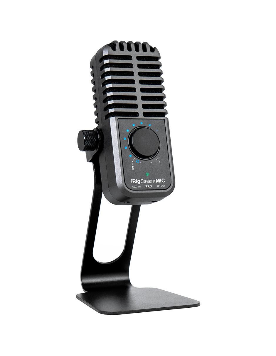 Micrófono profesional alámbrica iRig Stream Mic Pro 2
