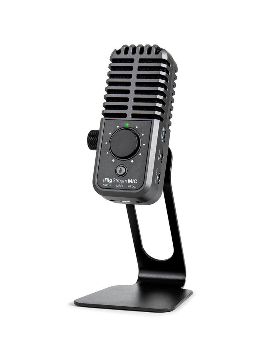 Micrófono profesional alámbrica iRig Stream Mic USB 2