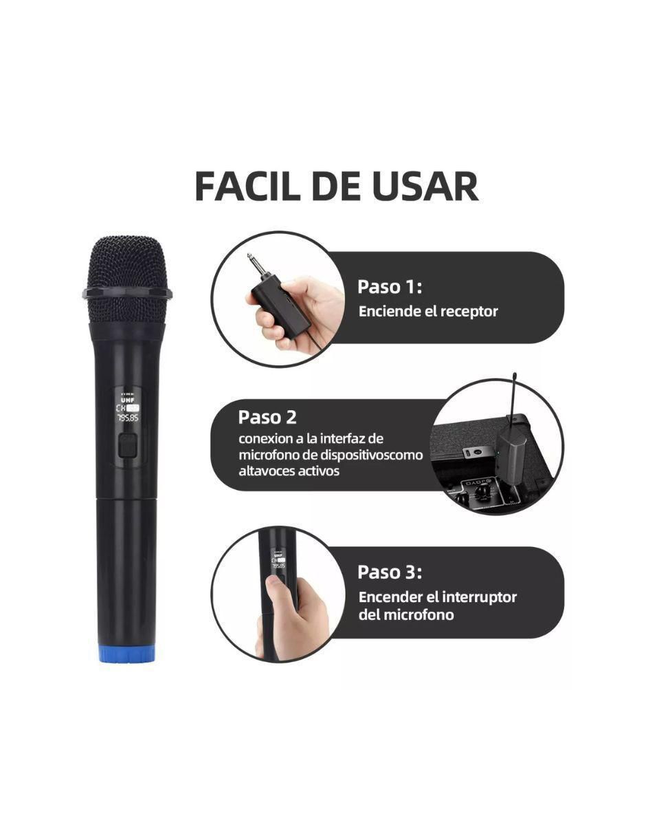 Micrófono profesional Inalámbrico 3