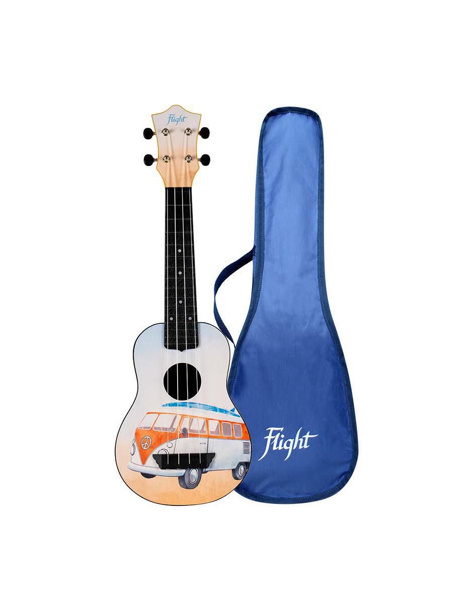 Ukelele Soprano Travel Bus Flight