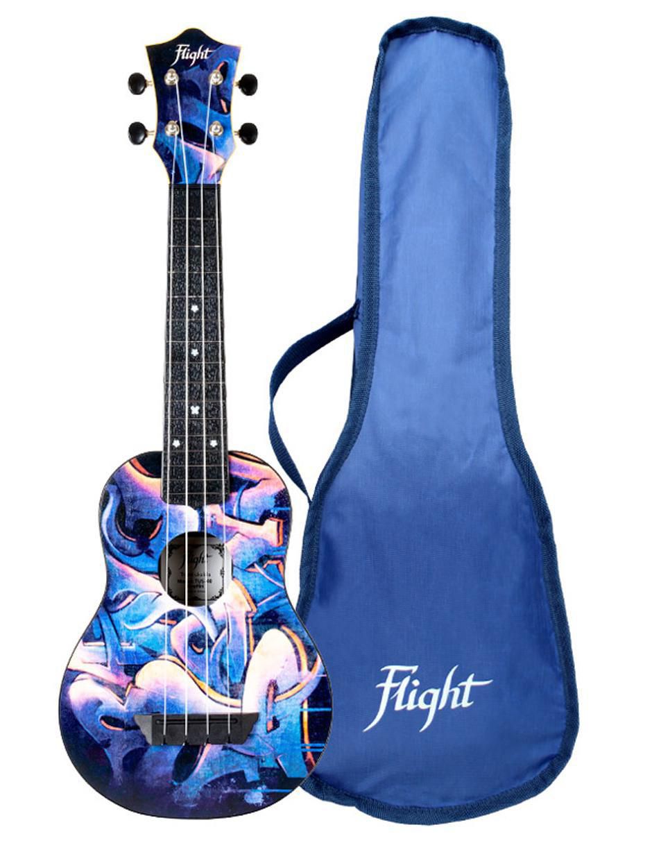 Ukelele Soprano Travel Graffiti Flight