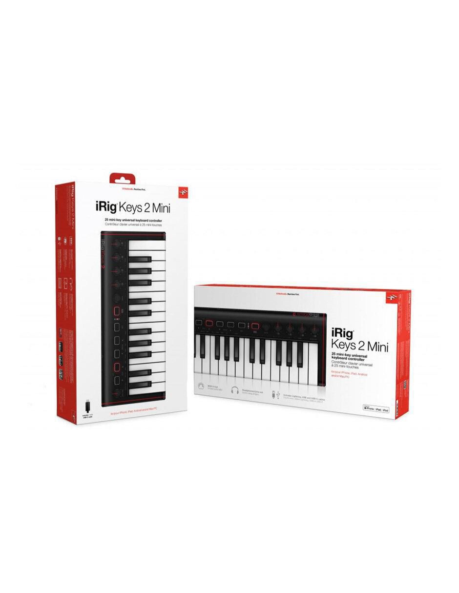 Controlador MIDI Irig Keys 2 Mini 4
