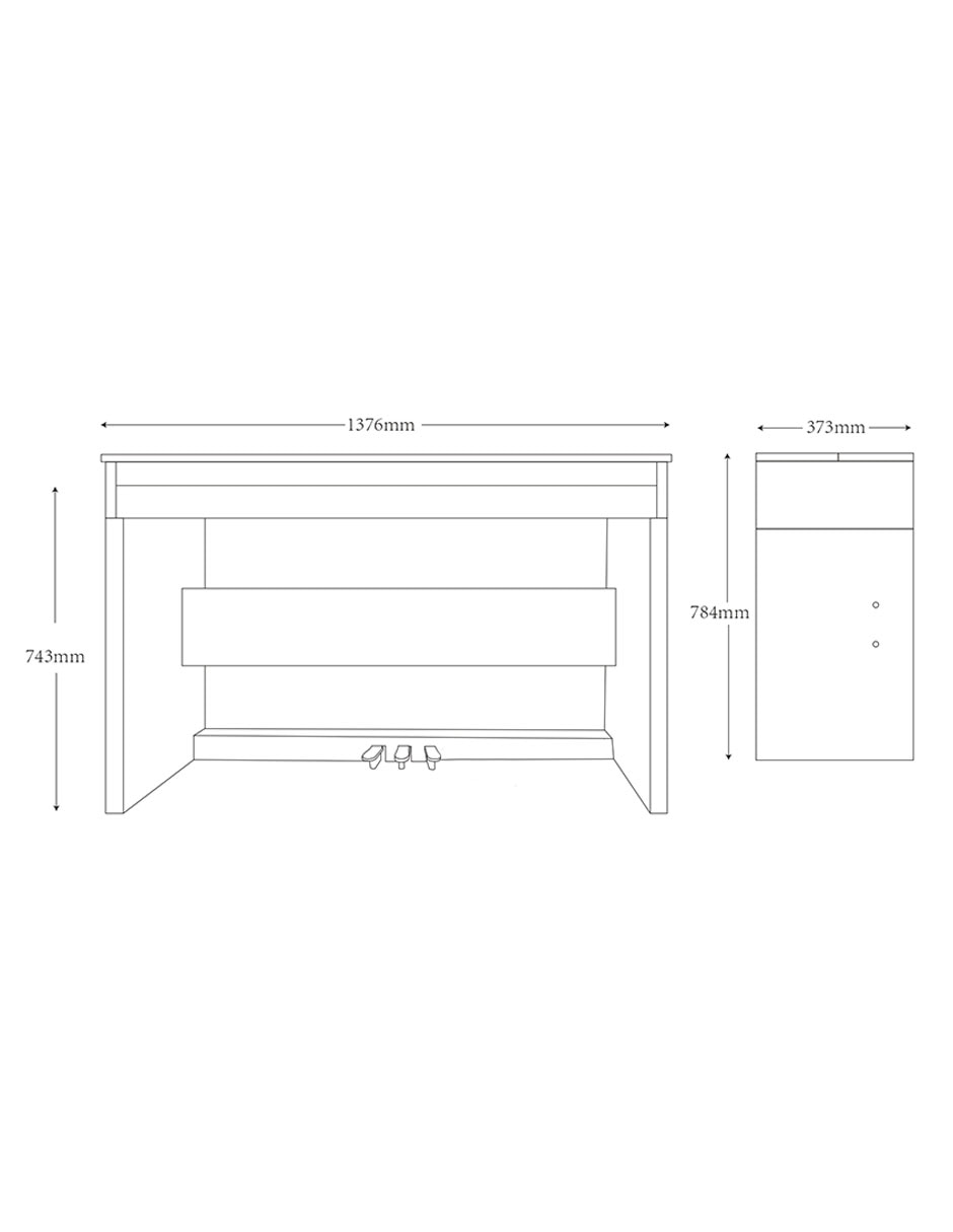 Piano BL-8818-C 88 teclas 3