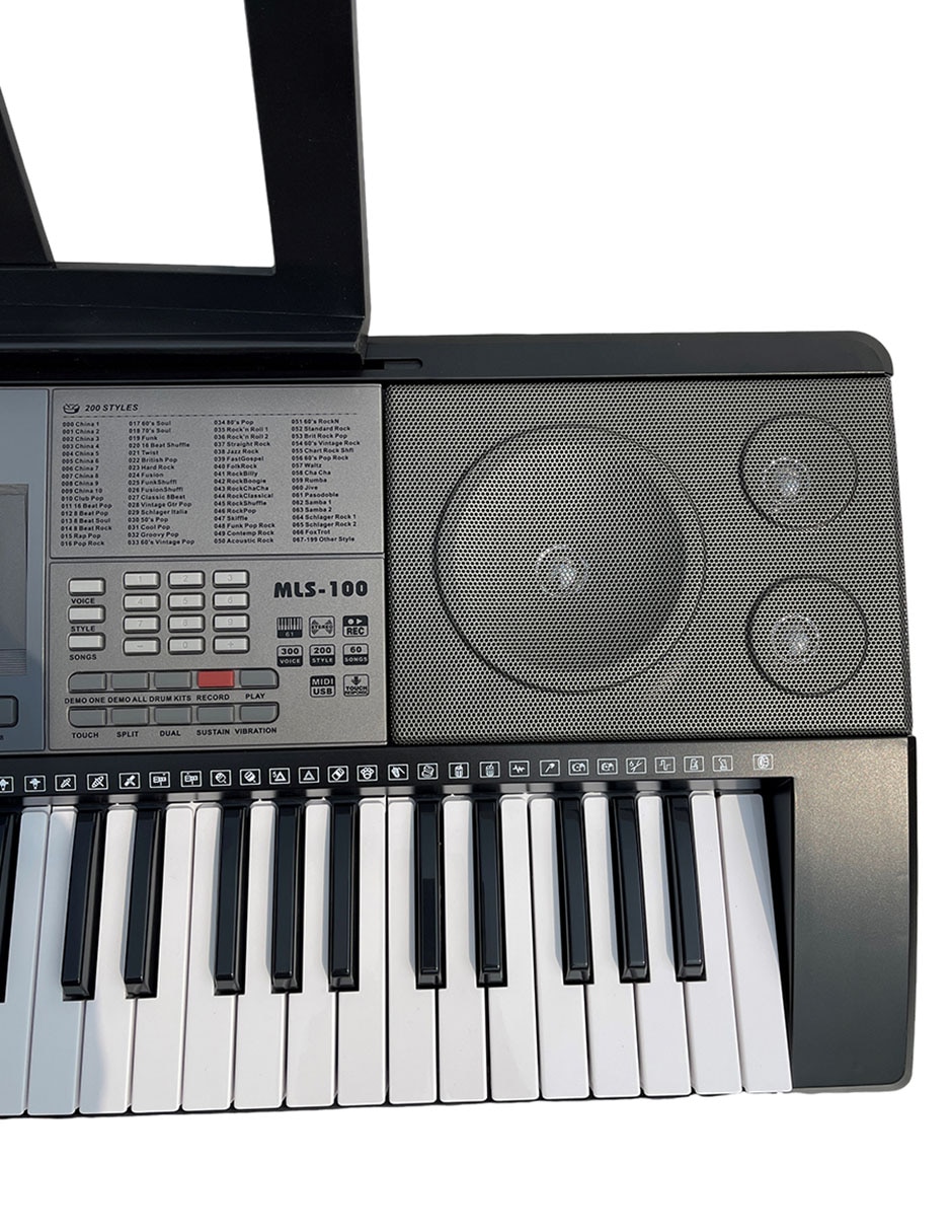 Teclado de 61 teclas MLS-100 12