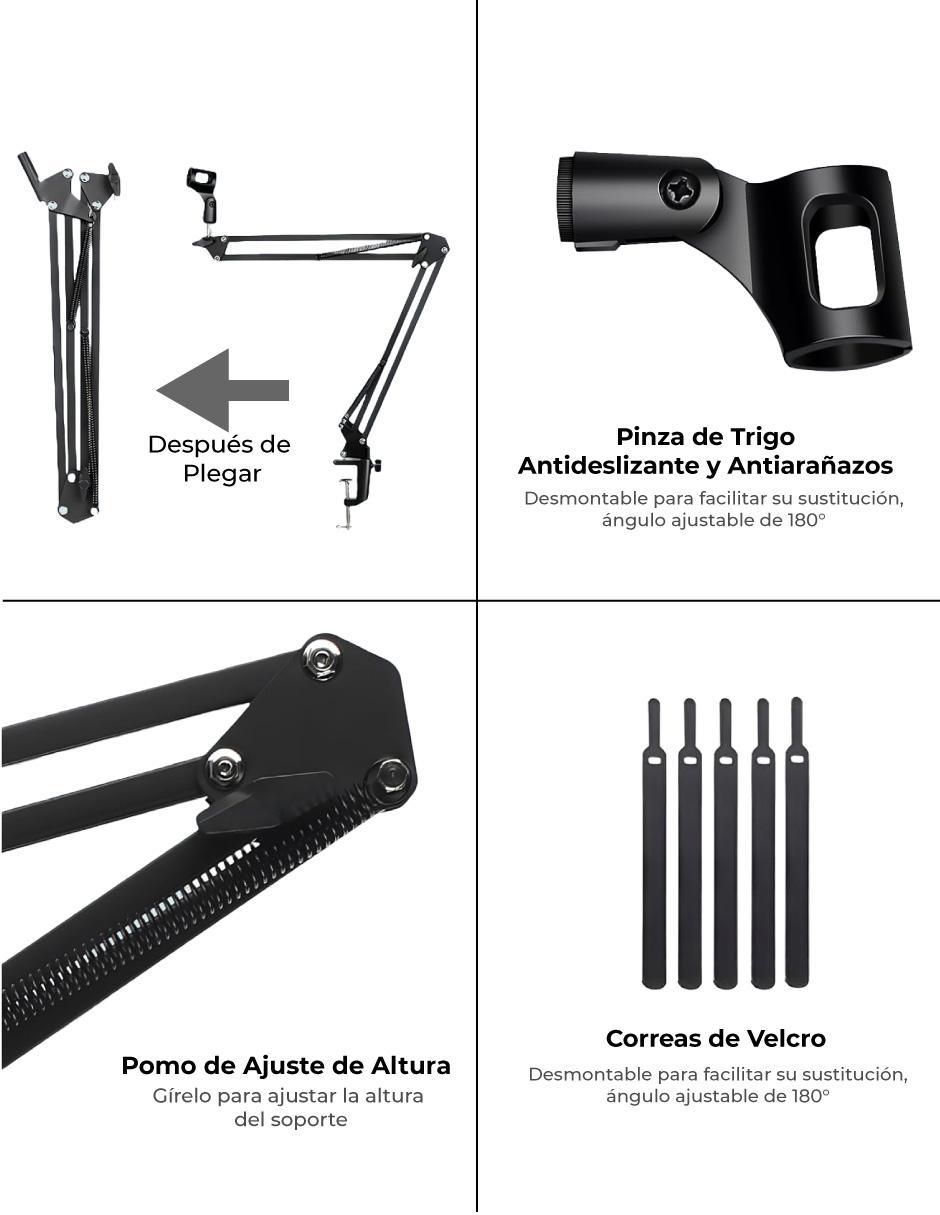 Soporte de brazo para micrófono 5