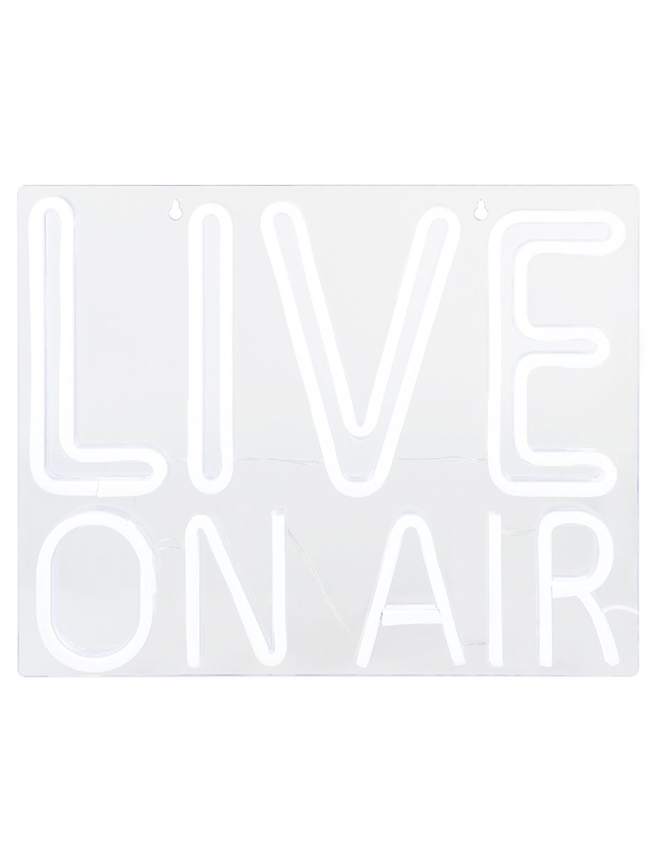 Lámpara neón LED Live on Air