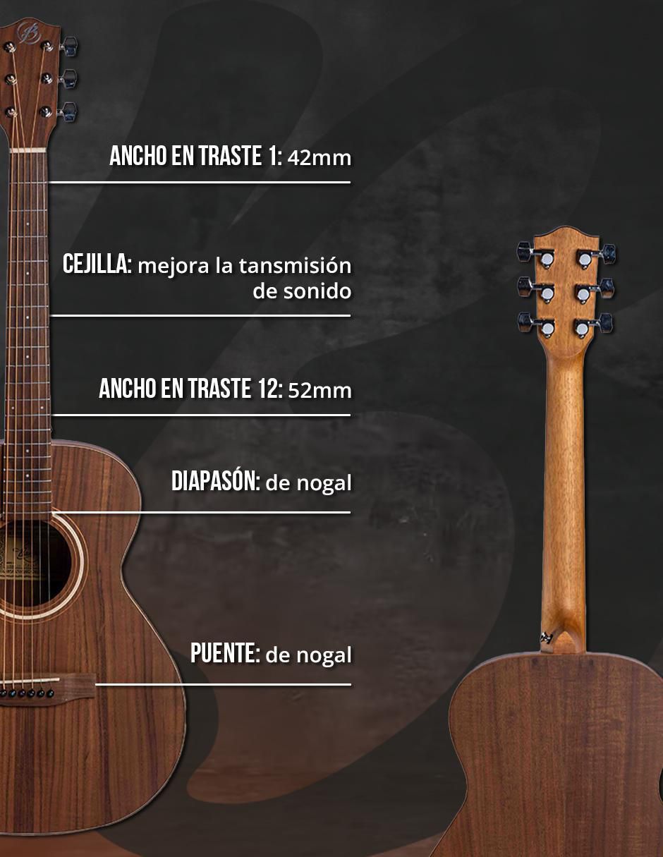 Guitarra electroacustica GA-38-KOA-Q 2