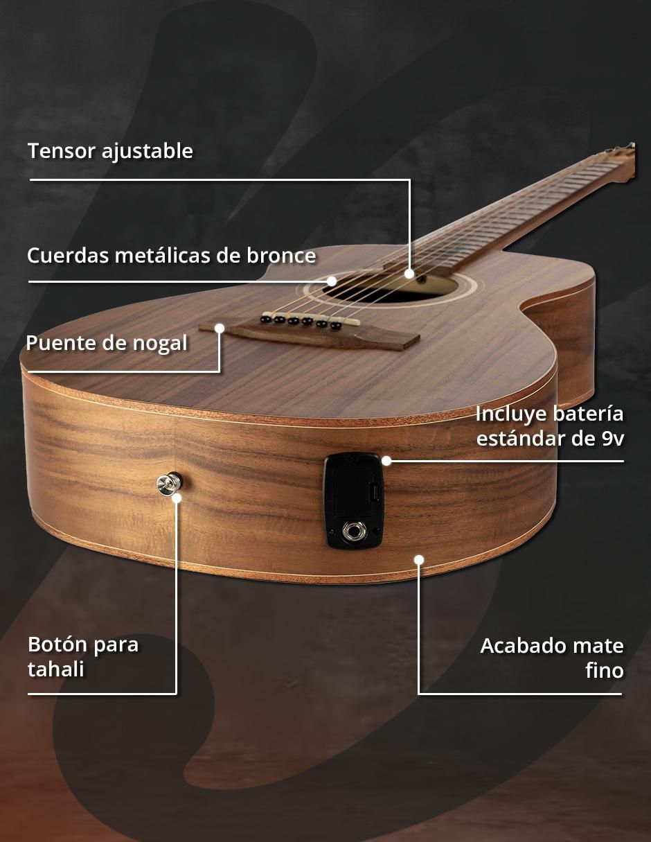 Guitarra electroacustica GA-38-KOA-Q 4
