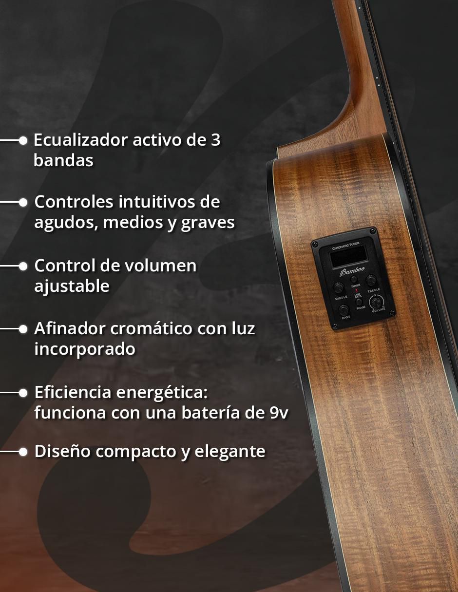 Guitarra electroacústica ga-4012-koa-q 6