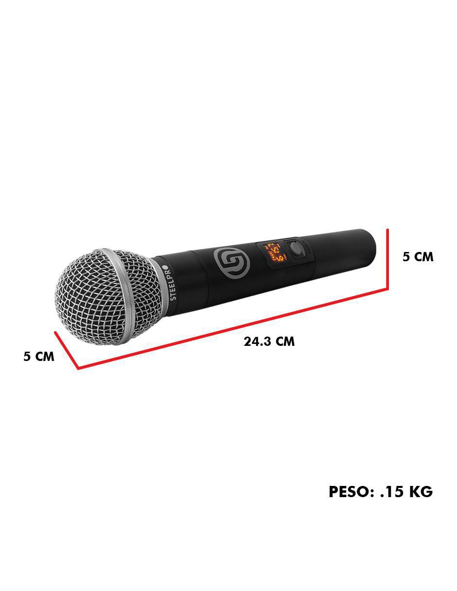 Micrófono profesional Inalámbrico uhf-907 4