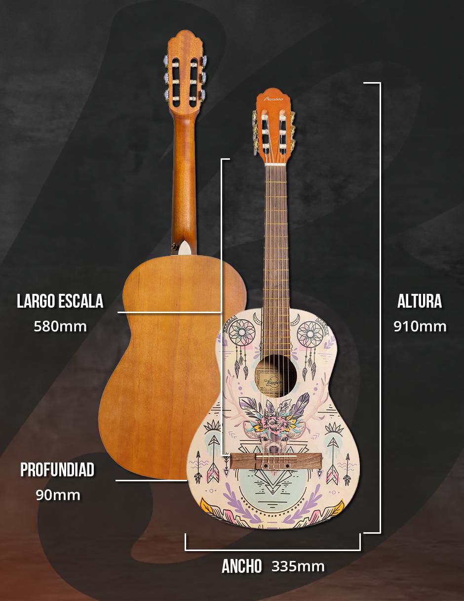 Guitarra acústica clásica gc-36-indie 5