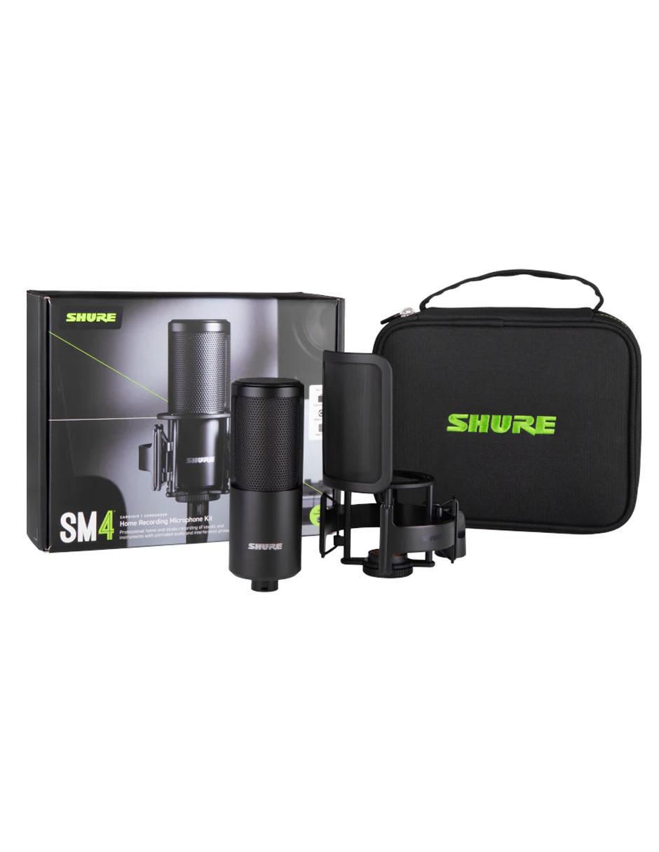 Micrófono portátil alámbrico kit sm4