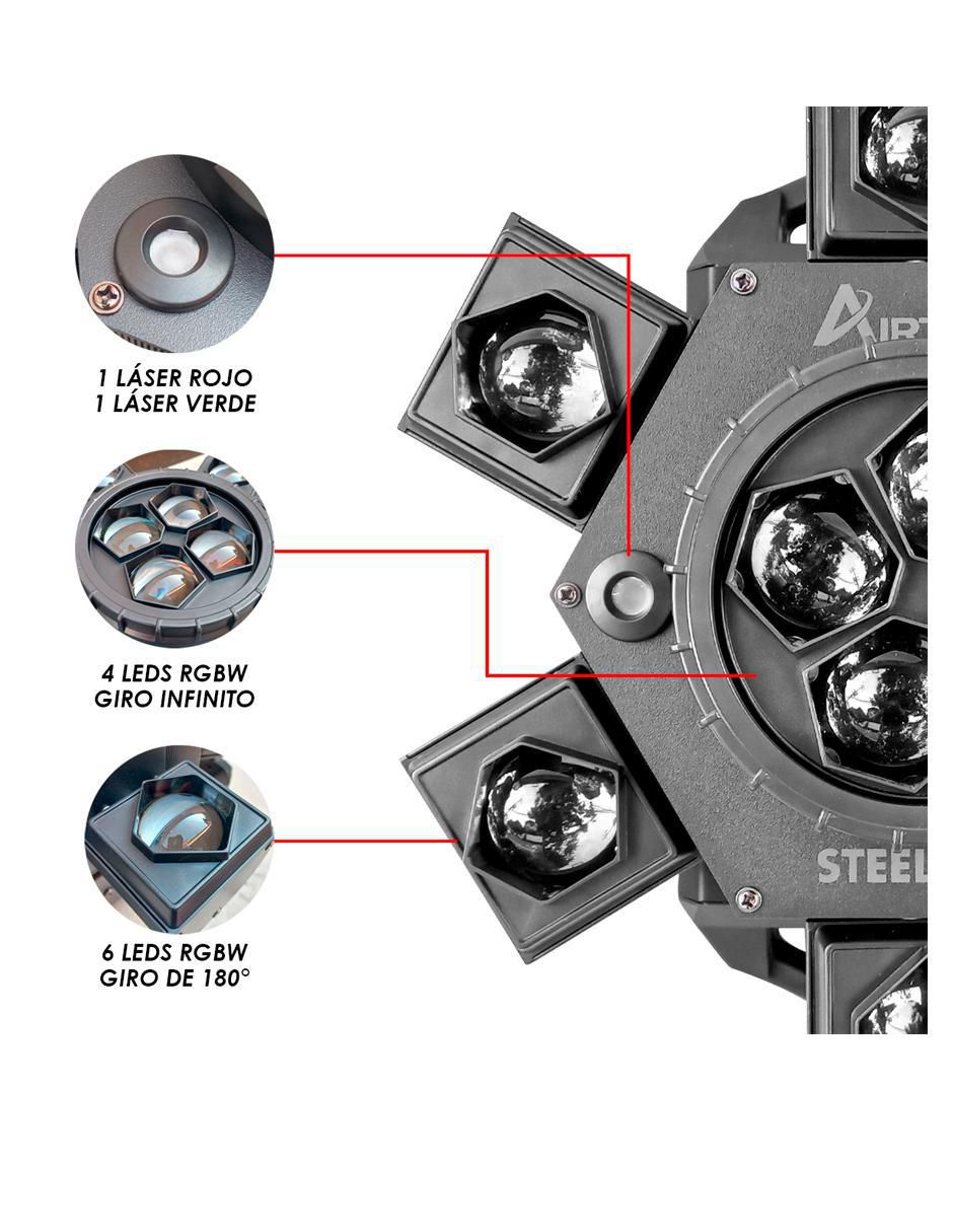 Cañón de luz LED Airtreak 3