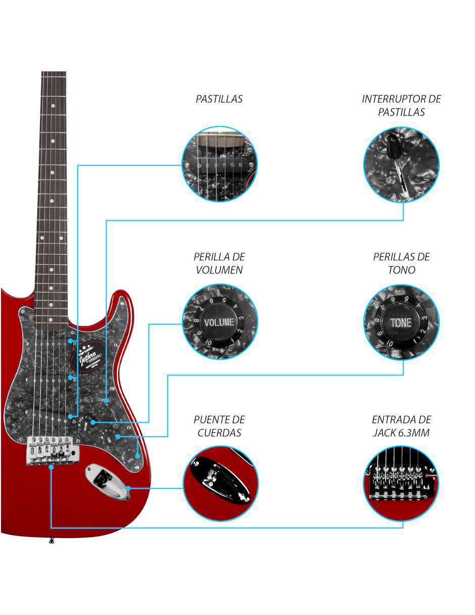 Guitarra eléctrica 019-SK 3