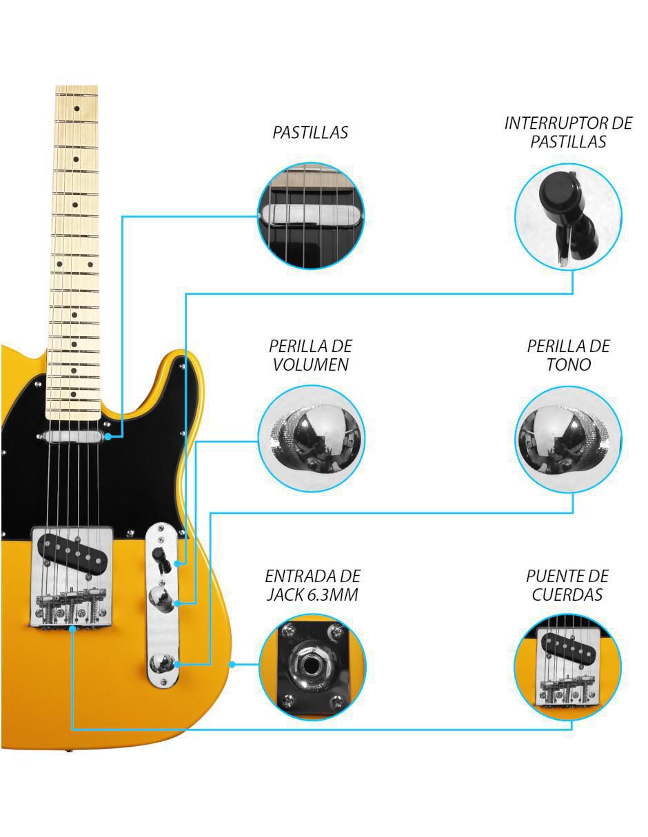 Kit guitarra eléctrica 027-sk 2