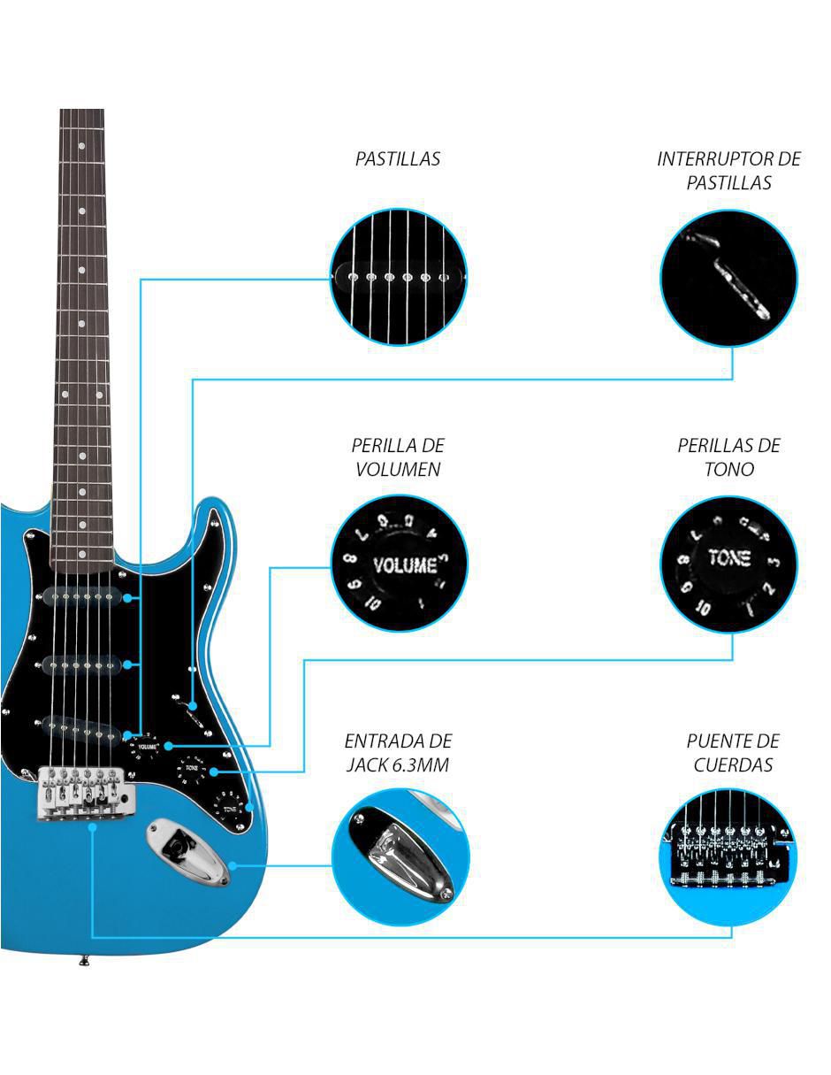 Guitarra eléctrica 031-SK 3
