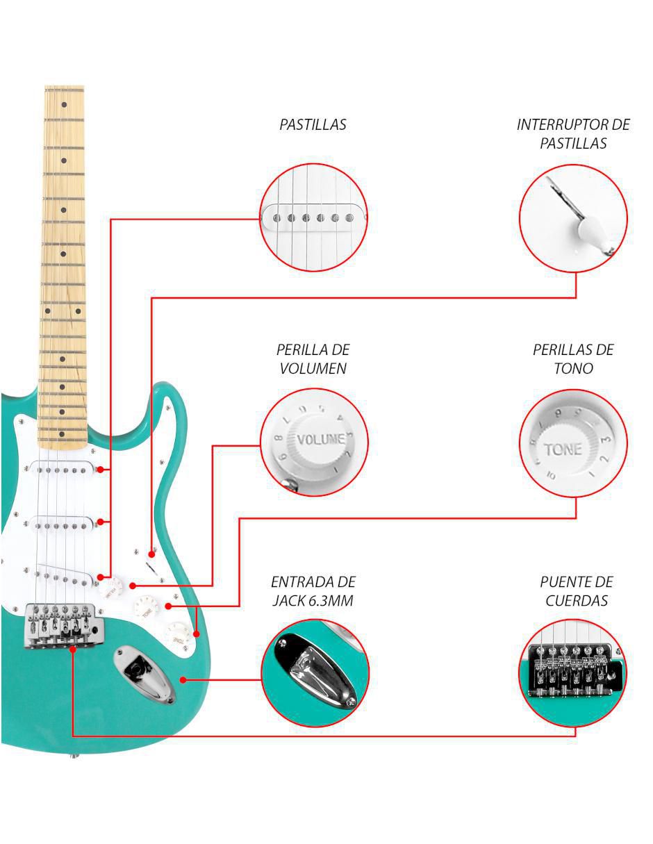 Guitarra eléctrica 032-SK 2