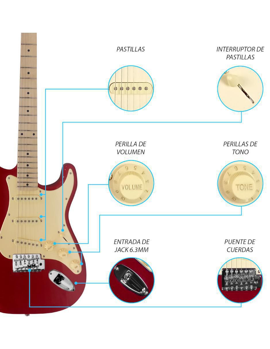 Guitarra eléctrica 046-SK 3