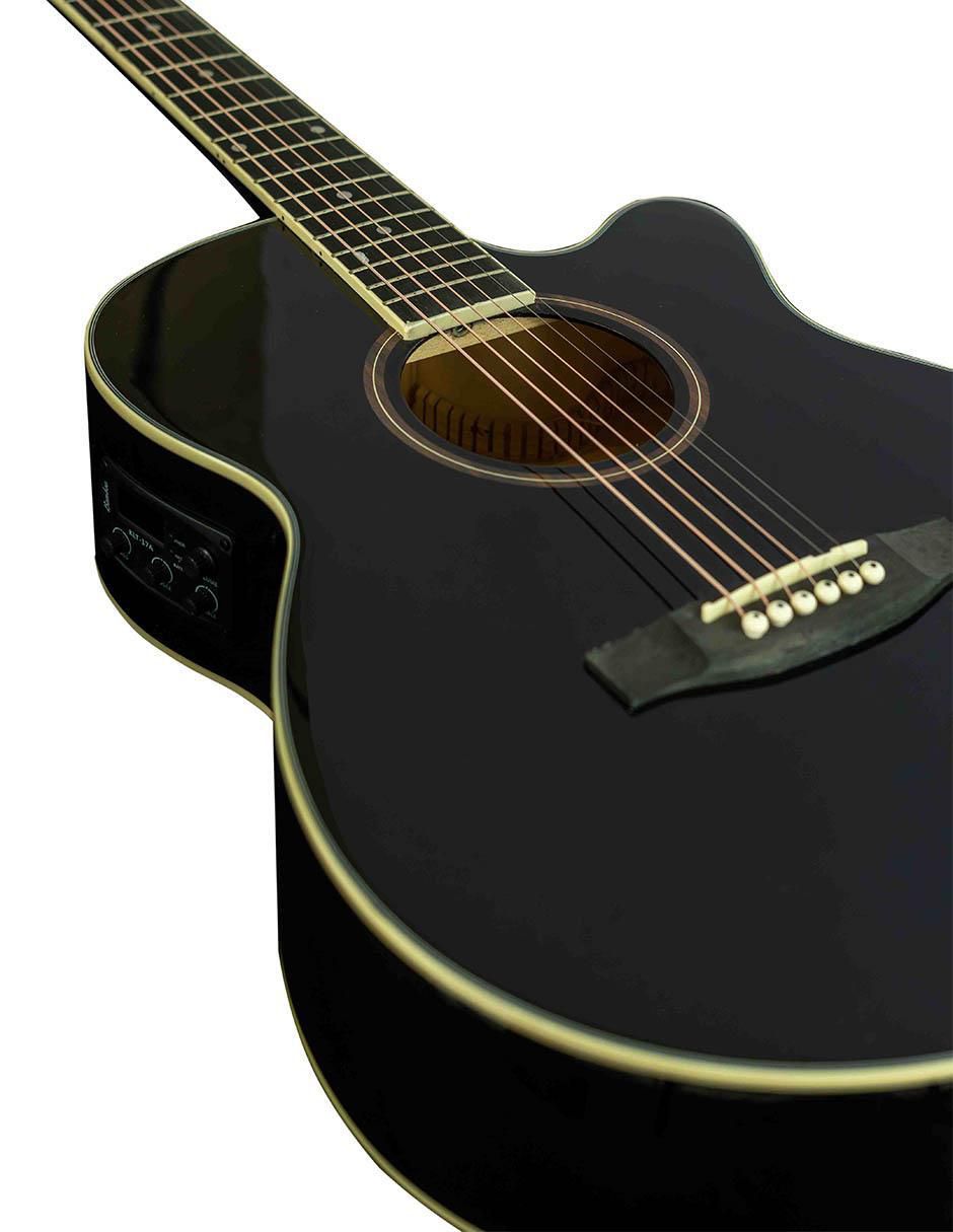 Guitarra electroacústica GA-40-BK-Q-AR 4