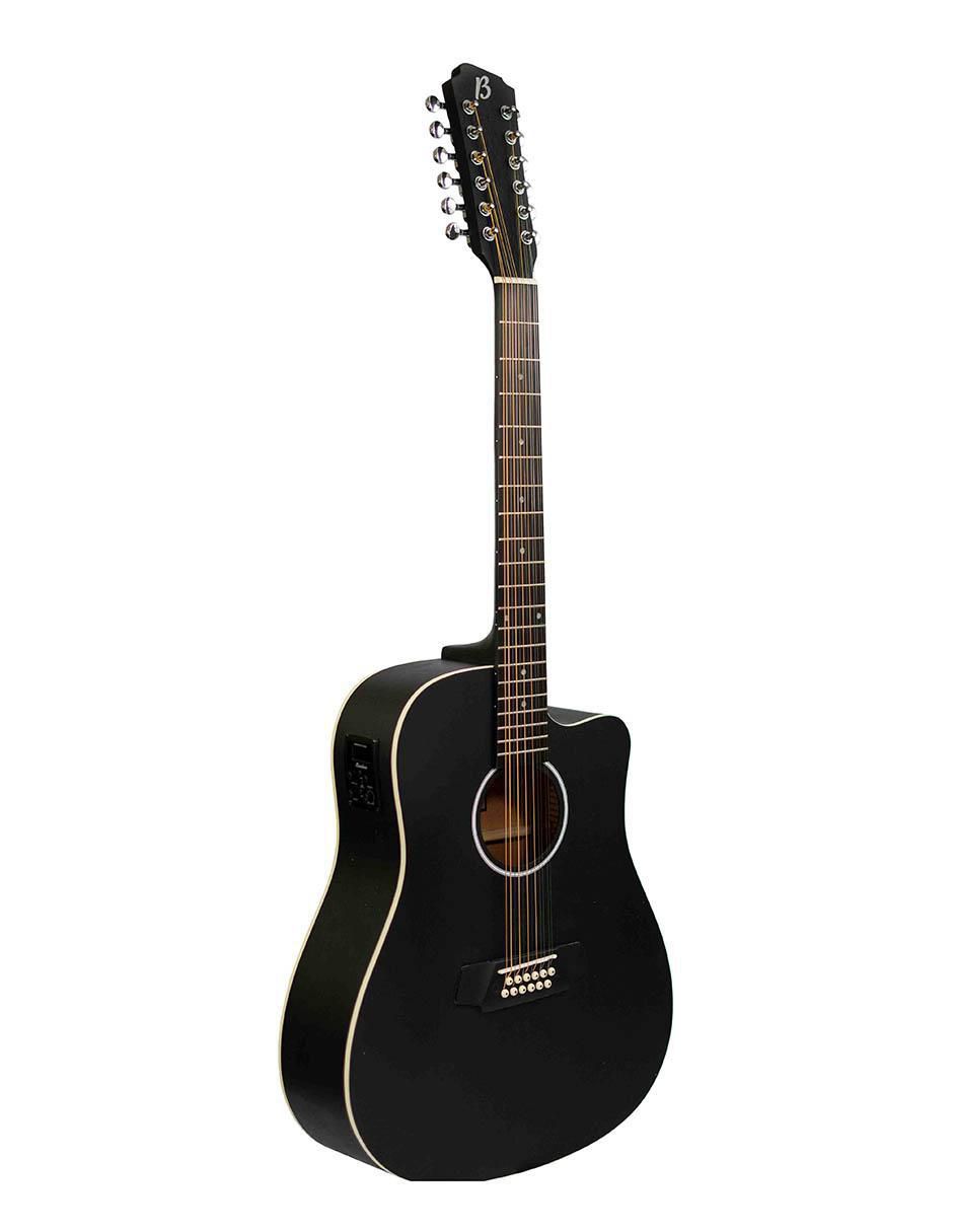 Guitarra electroacústica GA-4012-MAHOGANY-BK-Q 2