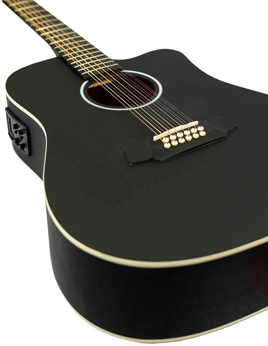 Guitarra electroacústica GA-4012-MAHOGANY-BK-Q 4