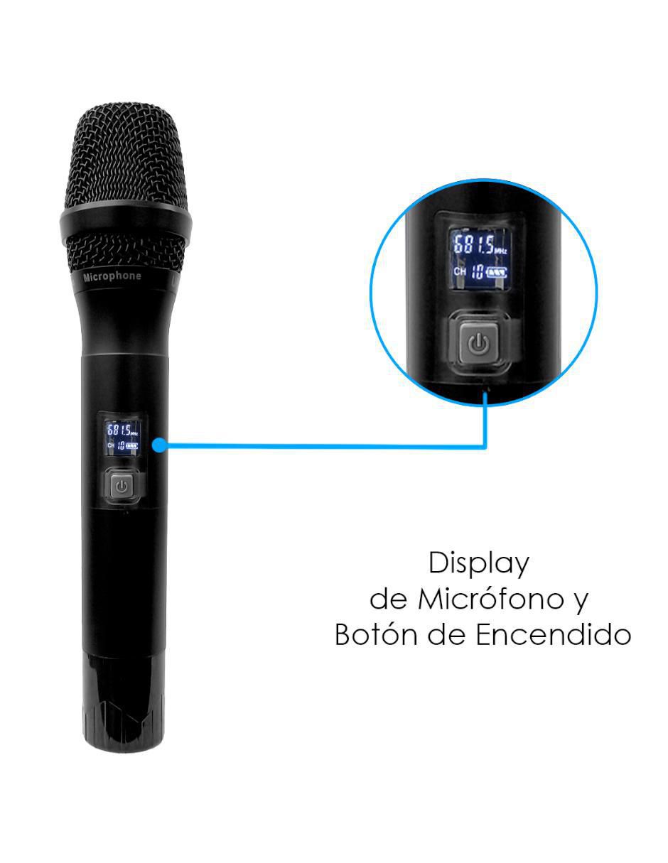 Micrófono profesional alámbrico uhf-pro9.2goose 3