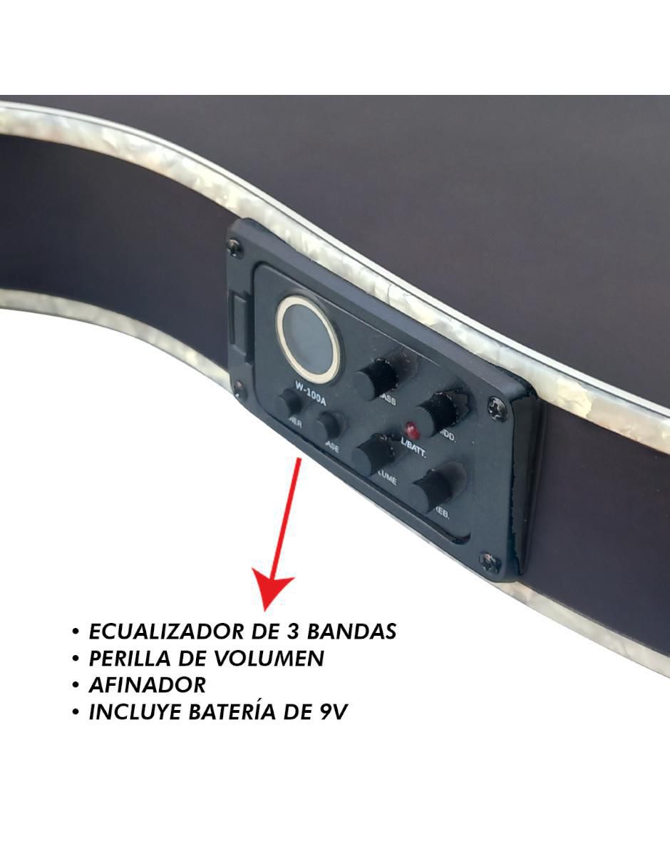 Guitarra electroacústica KZ-NS-6 3