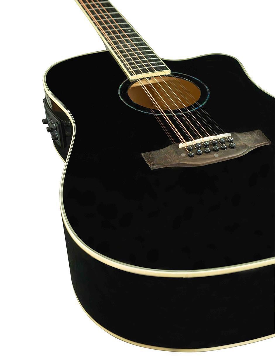 Guitarra electroacústica ga-4012-bk-q-ar 6