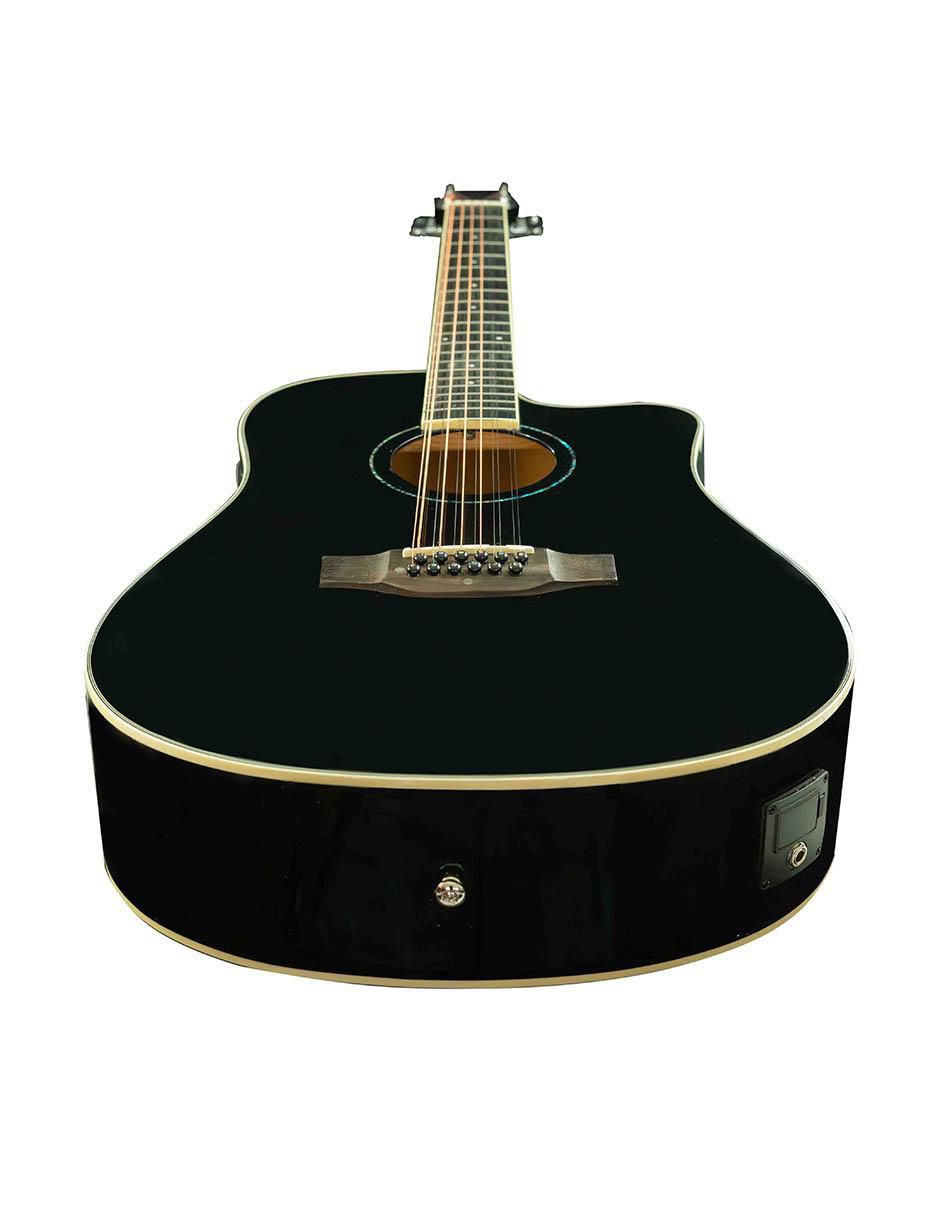 Guitarra electroacústica ga-4012-bk-q-ar 7