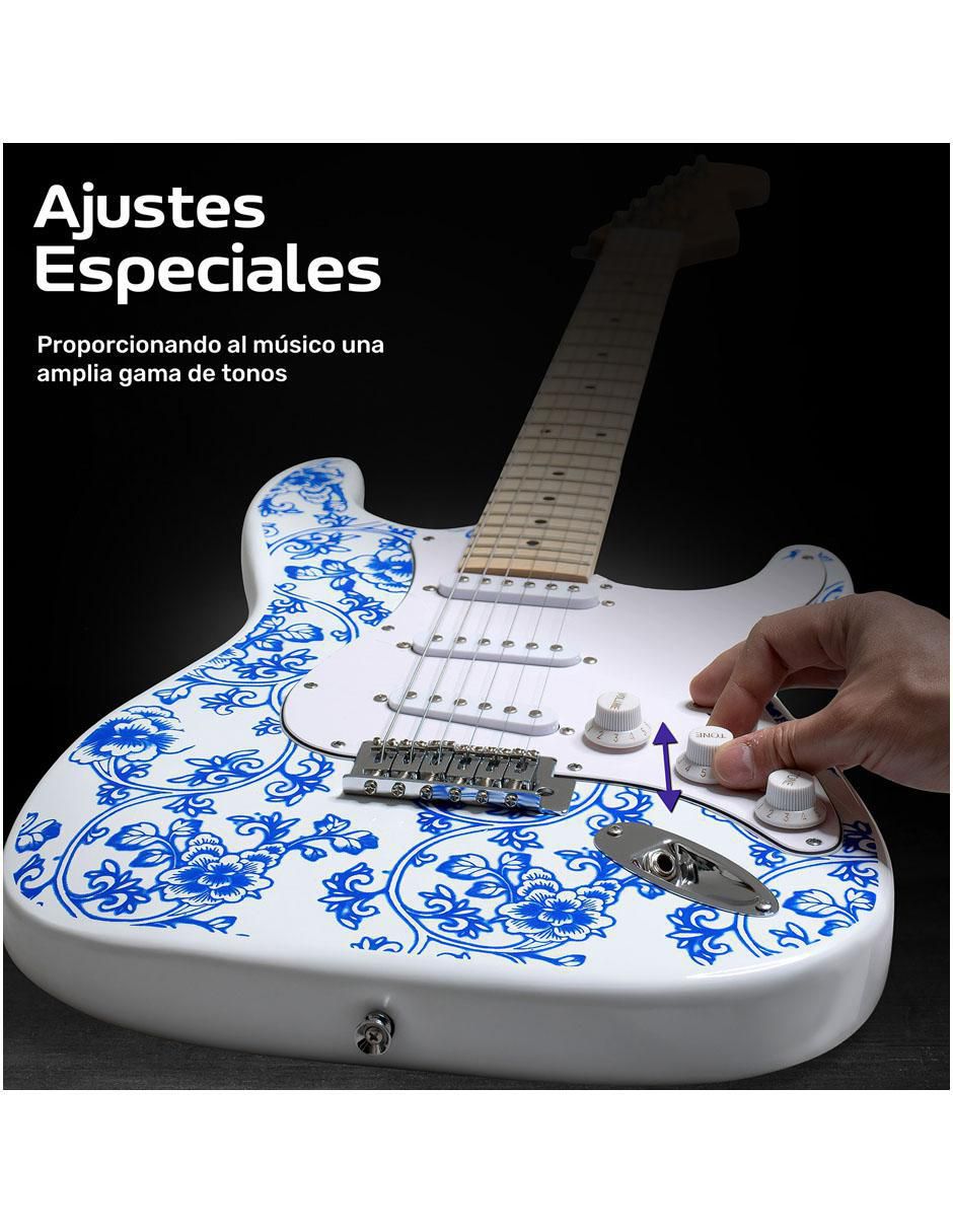 Guitarra eléctrica MKZ-ATGUITARBLA 6
