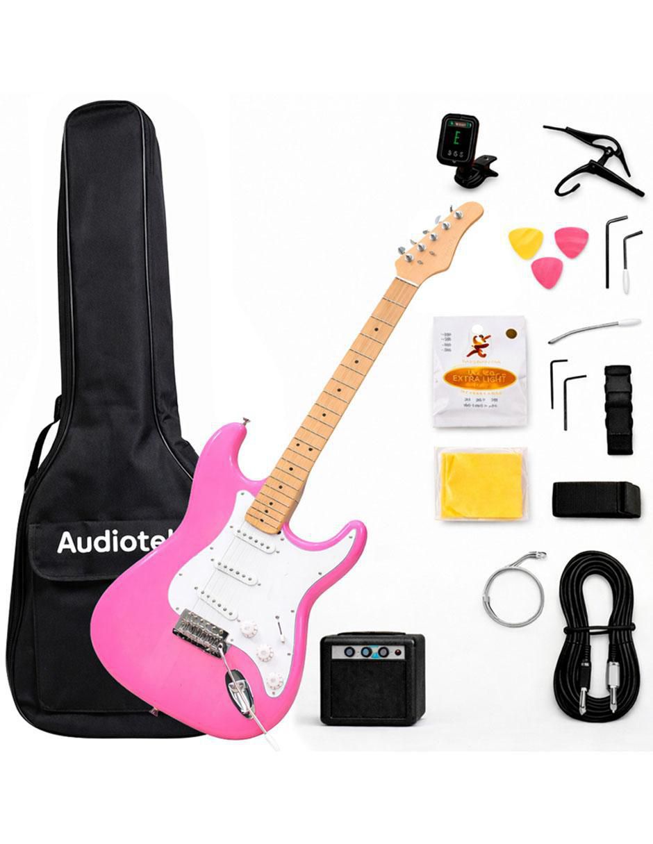 Kit guitarra eléctrica MKZ-ATGUITARROSA Kit guitarra eléctrica MKZ-ATGUITARROSA