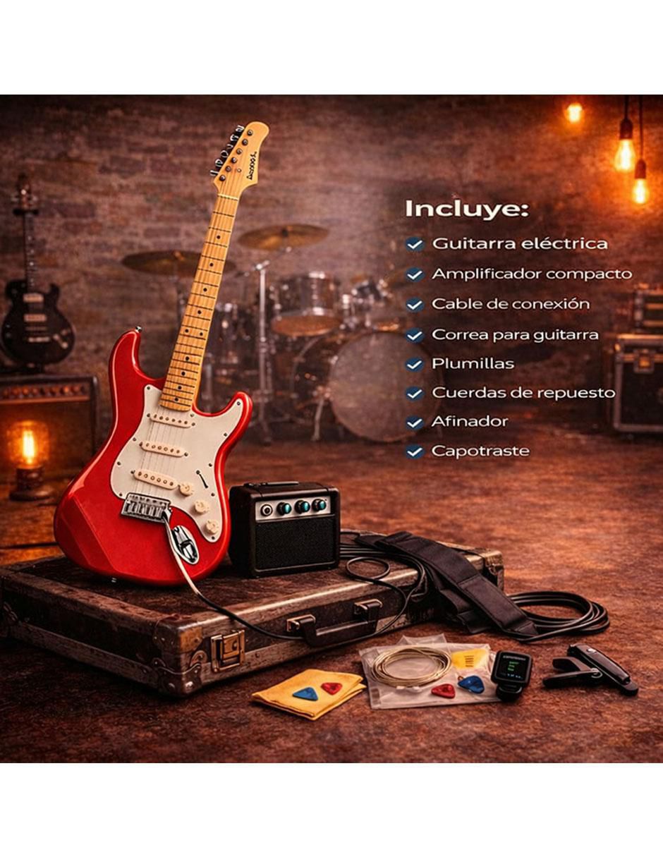 Kit guitarra eléctrica MKZ-ATGUITARROJ 6