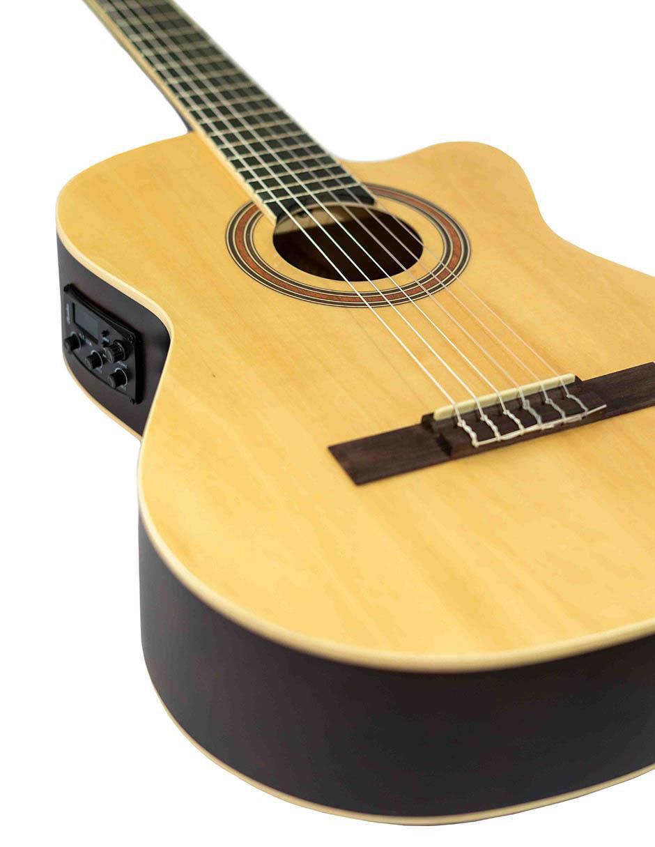 Guitarra acústica clásica gc-39-nat-q-ar 3