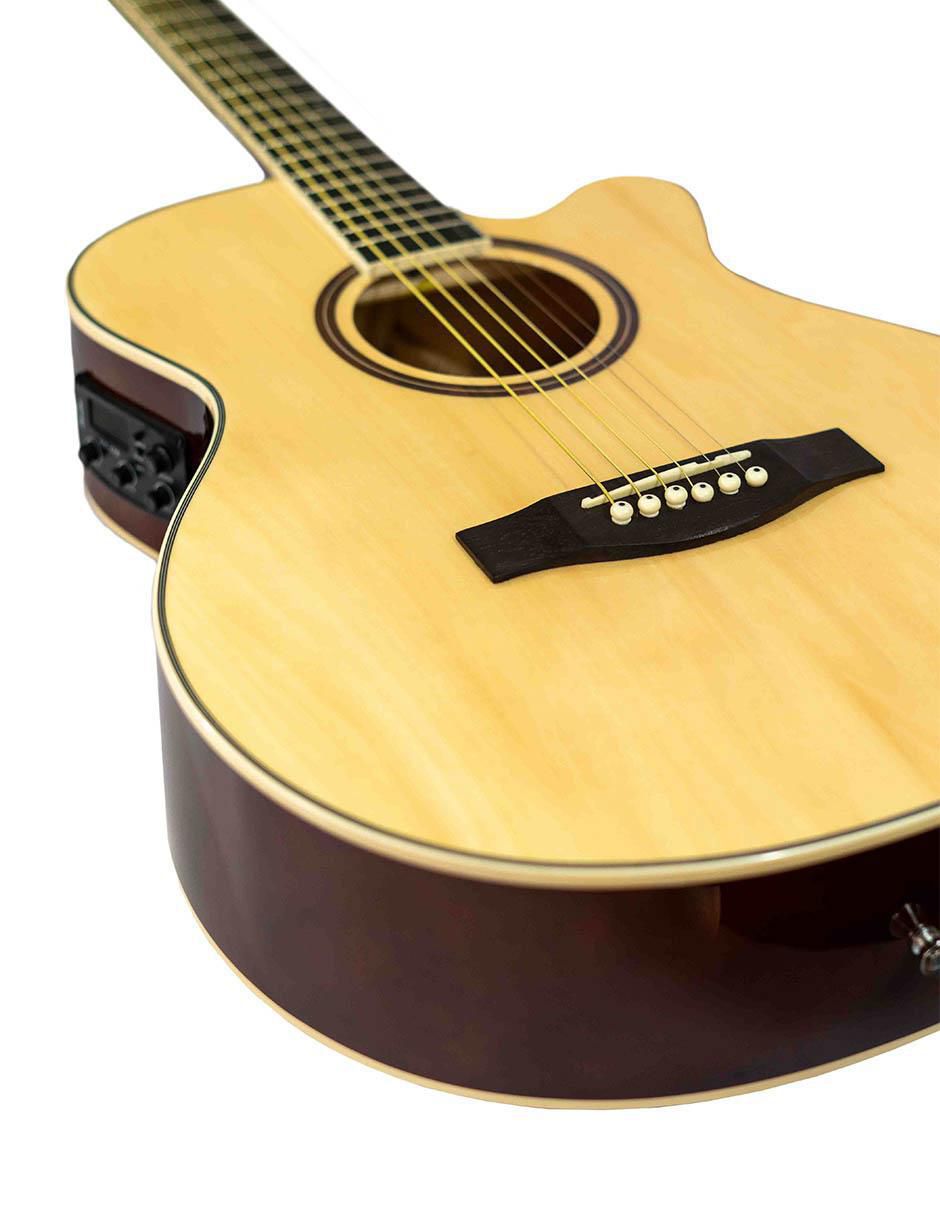 Guitarra electroacústica ga-40-nat-q-ar 4