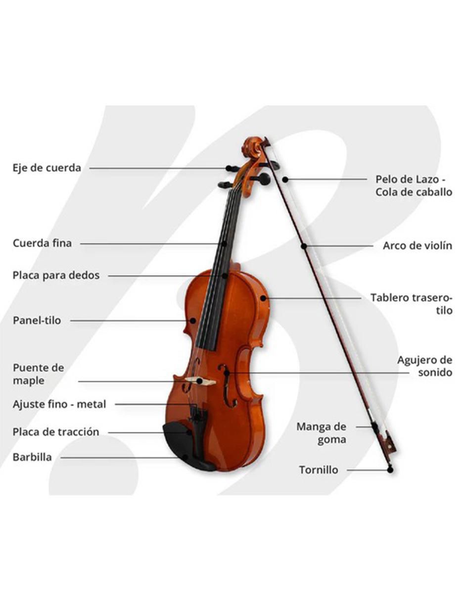 Violín acústico 1/2 2
